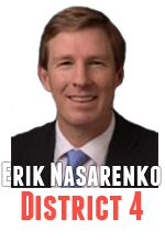 Erik Nasarenko hasn't addressed unfunded pension liabilities