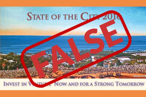 False state of the city for Ventura 2016