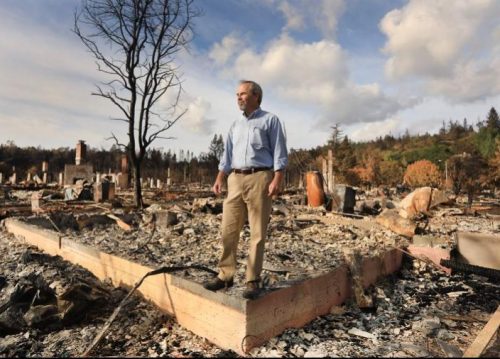 the Thomas Fire compared to the Santa Rosa fire