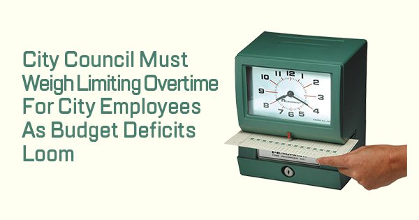 Limiting Overtime in the 2020-2021 Budget